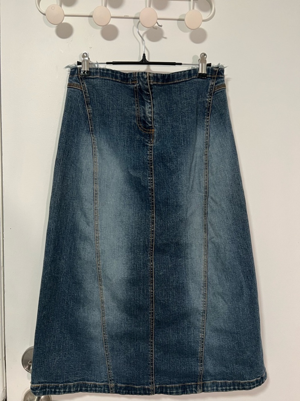 Denim Midi Skirt